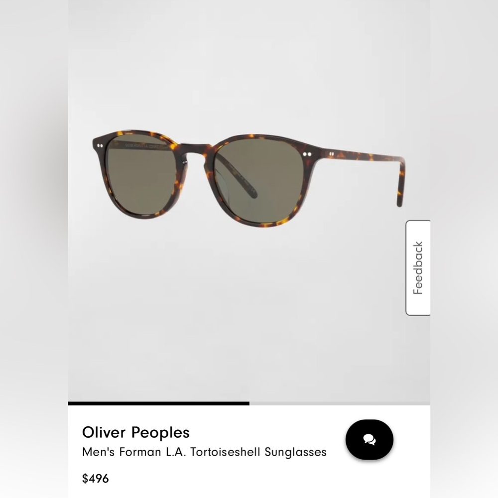 Oliver Peoples Brown Tortoise Sunglasses